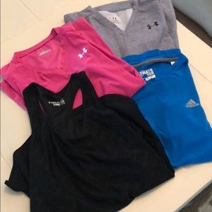 Under Armor, Adidas, Head